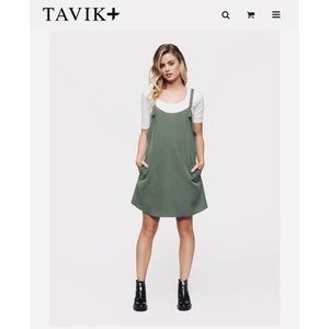 Tavik Green Off Beat Slip Mini Dress Size S